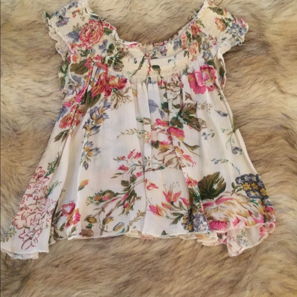 Band of Gypsies floral crop top